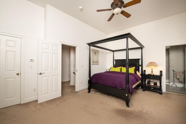 2181 Service Rd, Barnstable, MA 02668 - bedroom featuring carpet floors, baseboards, and ceiling fan