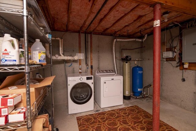 2181 Service Rd, Barnstable, MA 02668 - washroom with independent washer and dryer and electric panel