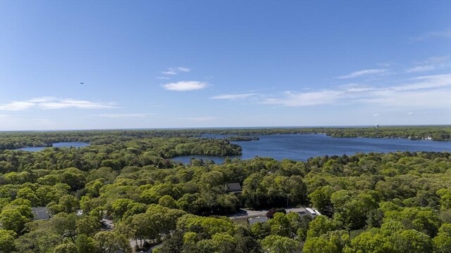 2181 Service Rd, Barnstable, MA 02668 - aerial view of a forest and a large body of water