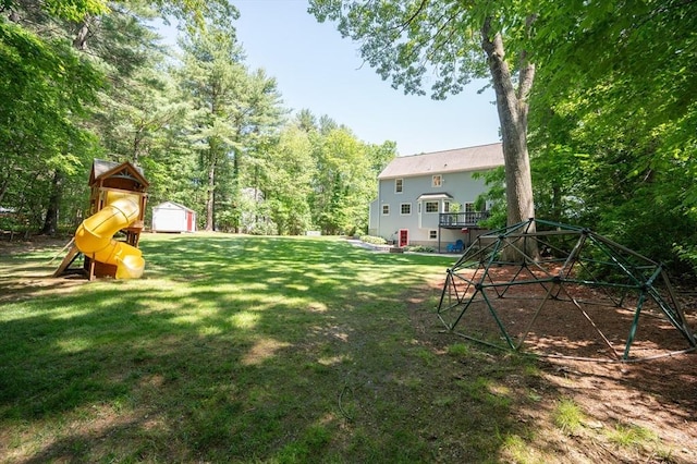 3 Eileen Rd, Norton, MA 02766 - view of green lawn with a playground