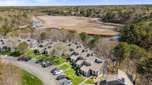 drone / aerial view of a nearby body of water