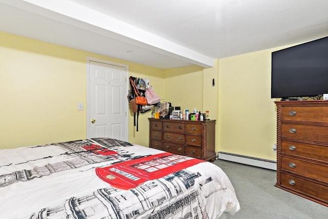1185 Read St, Somerset, MA 02726 - carpeted bedroom featuring a baseboard heating unit