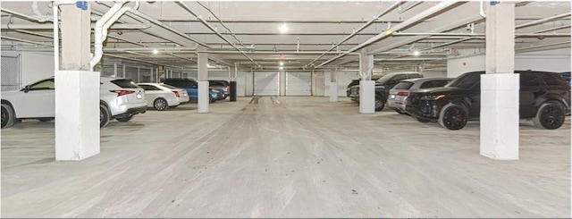 view of parking deck