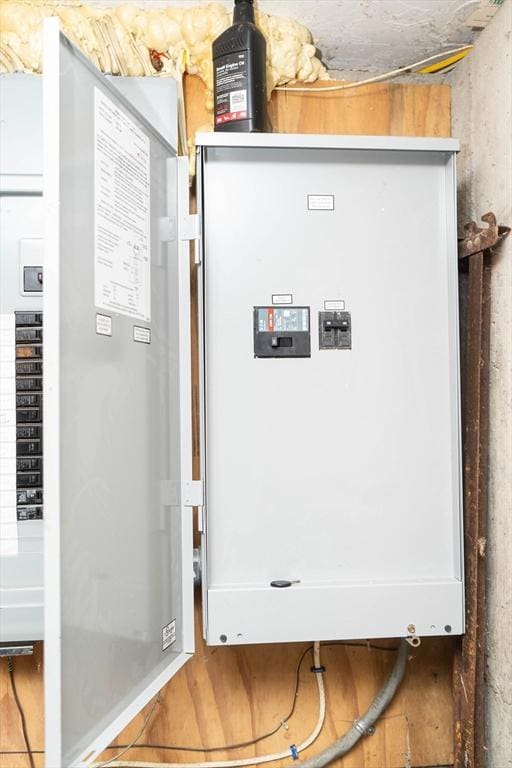 93 Mccracken Rd, Millbury, MA 01527 - utility room featuring electric panel