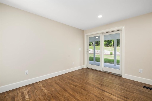 47 Jacob St, Seekonk, MA 02769 - unfurnished room with baseboards, wood finished floors, and recessed lighting