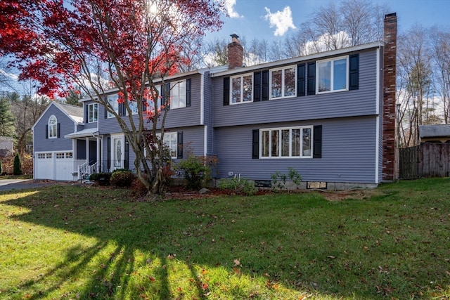 view of front of house with a front yard