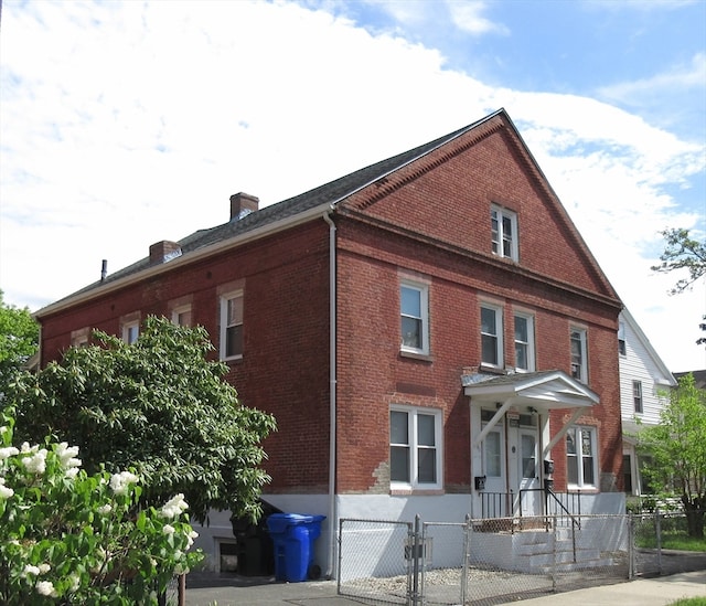 view of rear view of property