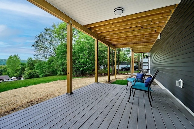 view of deck