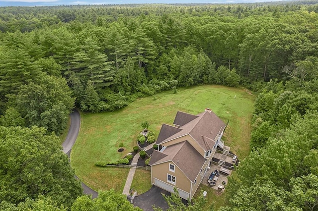 455 Brockelman Rd, Lancaster, MA 01523 - view of subject property with a heavily wooded area