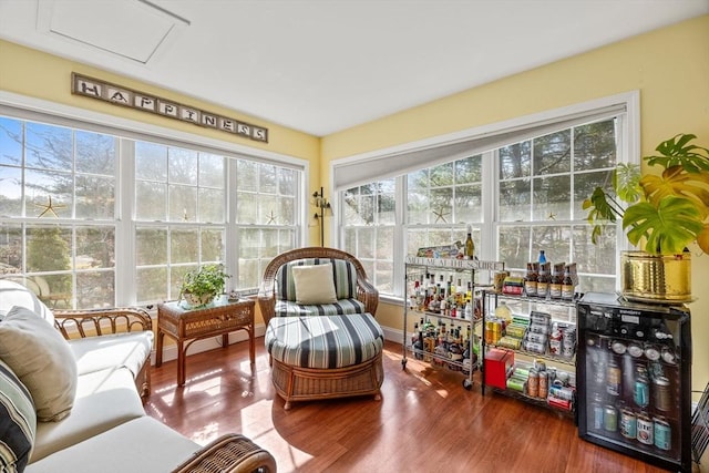 sunroom / solarium with a wealth of natural light