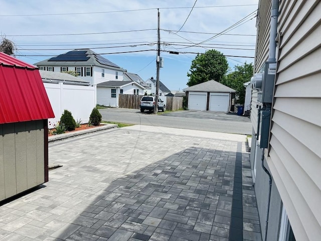 view of street with a residential view
