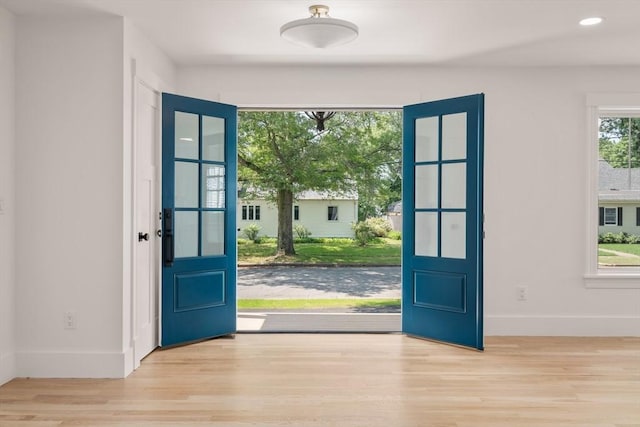 14 Norman Ave, Newburyport, MA 01950 - entryway with baseboards and wood finished floors
