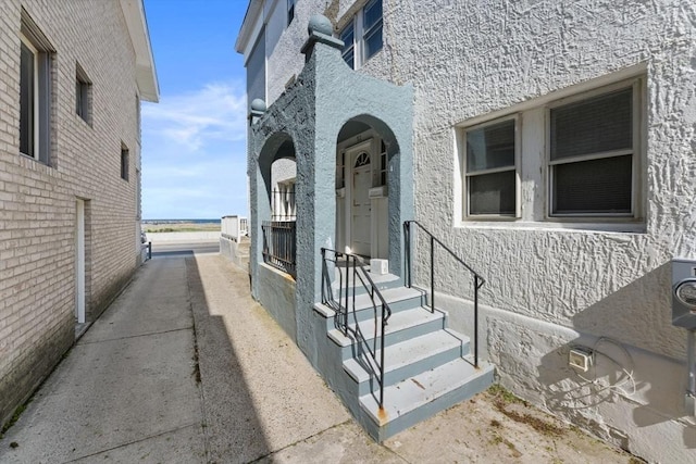 92 Winthrop Shore Dr Unit 2, Winthrop, MA 02152 - entrance to property with stucco siding