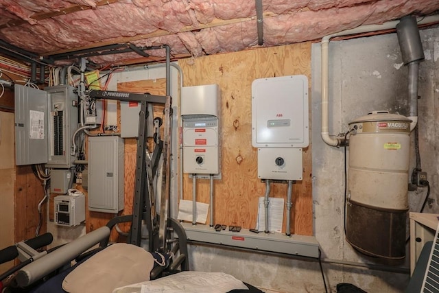 utility room featuring electric panel