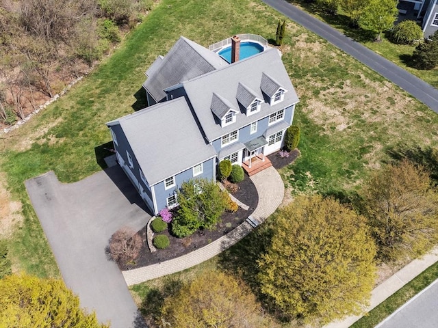 drone / aerial view