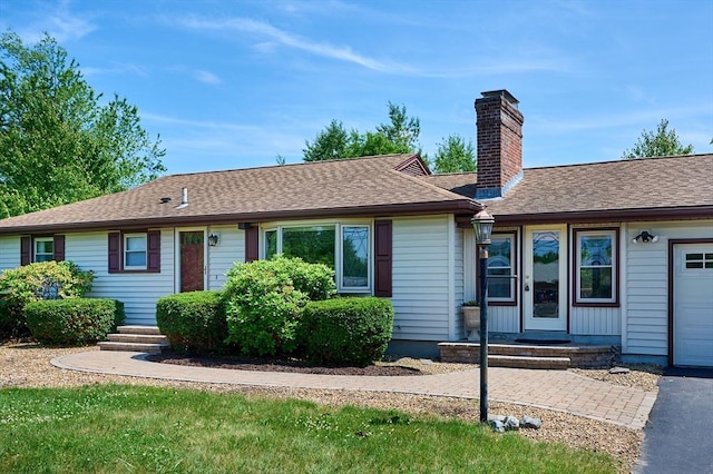 985 Tinkham Rd, Wilbraham, MA 01095 - ranch-style home featuring a chimney