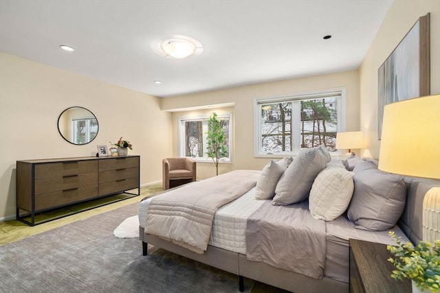 bedroom featuring carpet floors