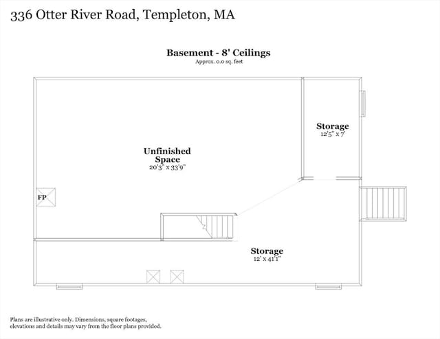 336 Otter River Rd, Templeton, MA 01468 - view of home floor plan