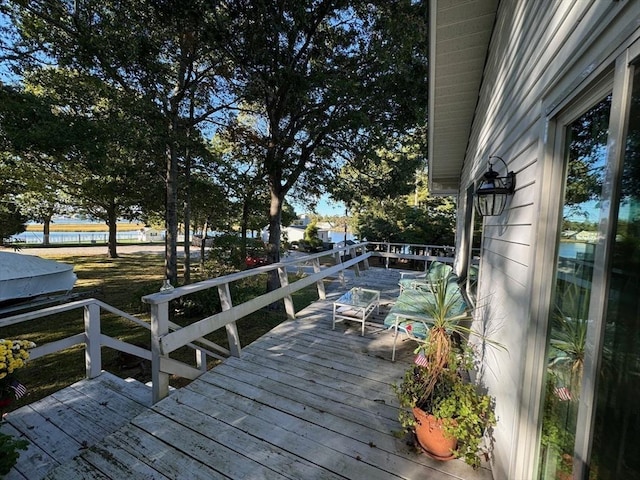 64 Edgewater Dr, Wareham, MA 02571 - view of wooden terrace