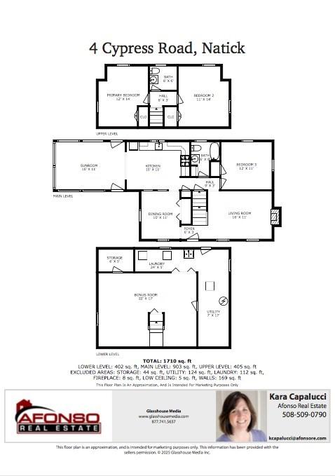 4 Cypress Rd, Natick, MA 01760 - home floor plan
