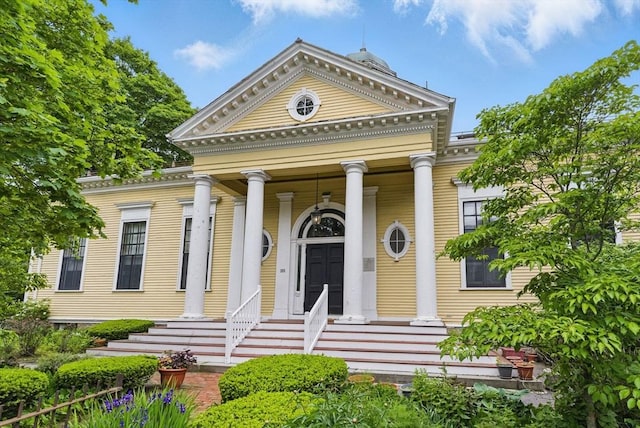 35 Nonantum St Unit E, Boston, MA 02135 - neoclassical home with a porch