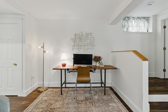 35 Nonantum St Unit E, Boston, MA 02135 - office space with wood finished floors and baseboards