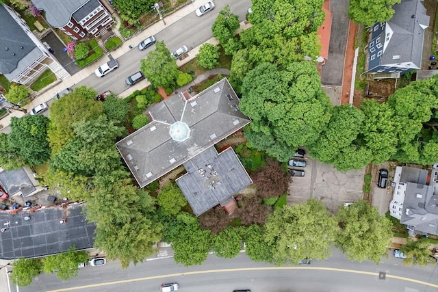 35 Nonantum St Unit E, Boston, MA 02135 - aerial view of property's location with nearby suburban area