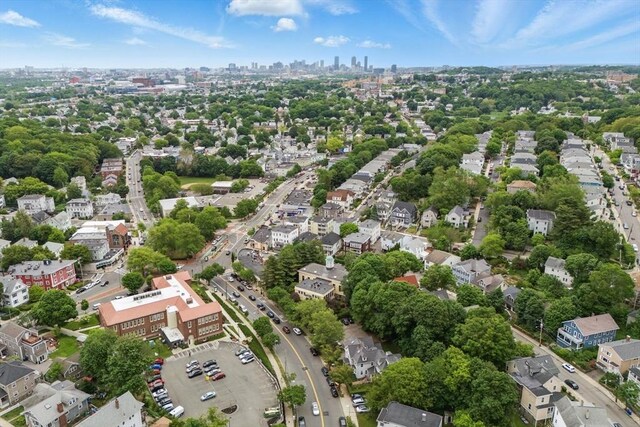 35 Nonantum St Unit E, Boston, MA 02135 - aerial view of property's location featuring nearby urban area