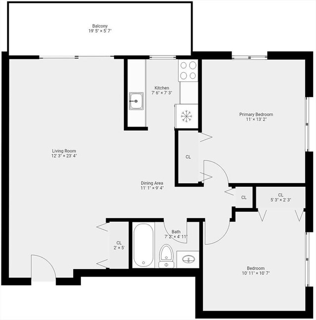 995 Massachusetts Ave Unit 301, Arlington, MA 02476 - view of property floor plan