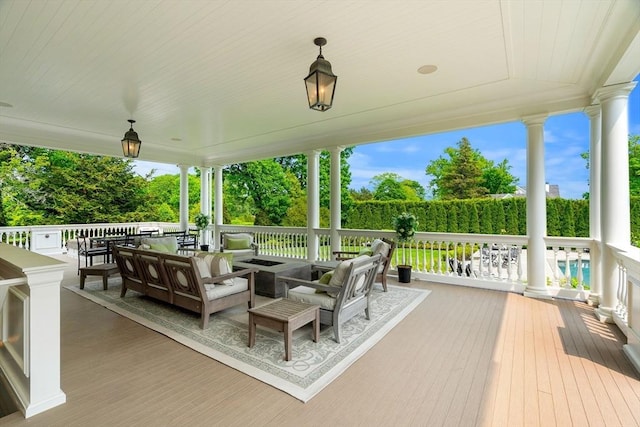 4 Cobb Ave, Manchester, MA 01944 - deck featuring outdoor lounge area and outdoor dining area