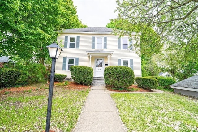 73 Sladen St, Dracut, MA 01826 - colonial house with a front yard