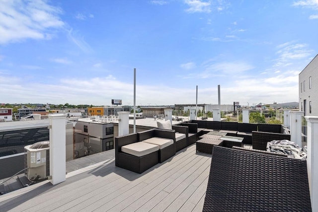 331 Chelsea St Unit 1, Boston, MA 02128 - deck with an outdoor living space