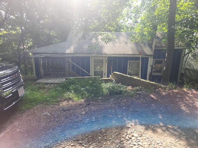 35 Hillcrest St, Waltham, MA 02451 - view of front facade with board and batten siding