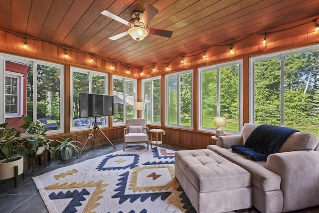 82 Knollwood Dr, Longmeadow, MA 01106 - sunroom with healthy amount of natural light, a ceiling fan, and track lighting