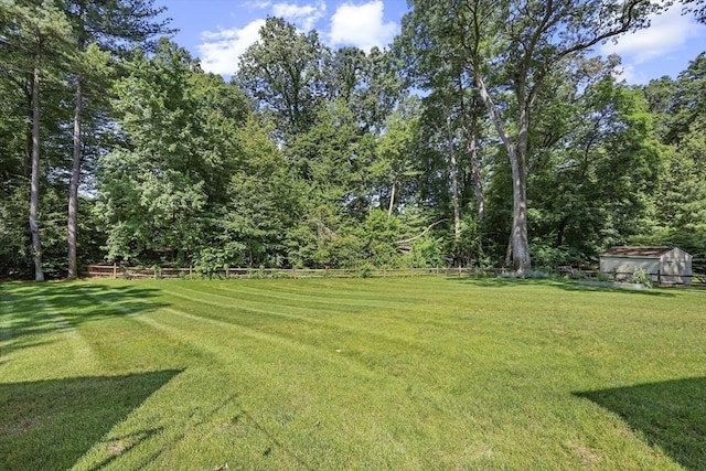 82 Knollwood Dr, Longmeadow, MA 01106 - view of yard with a shed