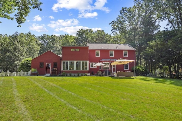 82 Knollwood Dr, Longmeadow, MA 01106 - back of property with a hot tub