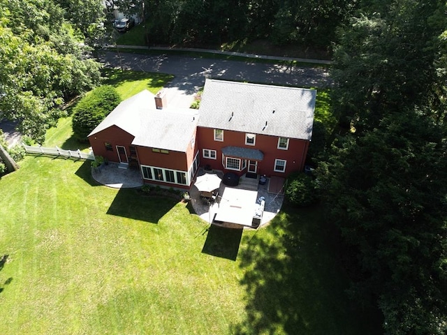 82 Knollwood Dr, Longmeadow, MA 01106 - view from above of property
