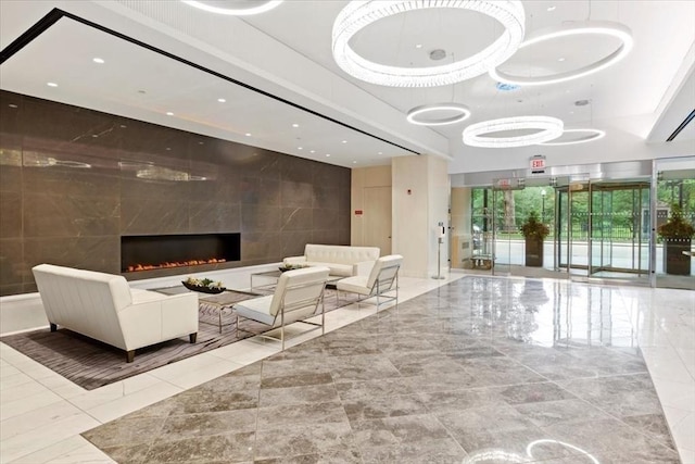 view of community lobby