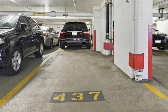 view of parking deck