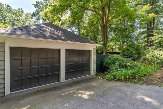 617 S St, Needham, MA 02492 - view of detached garage