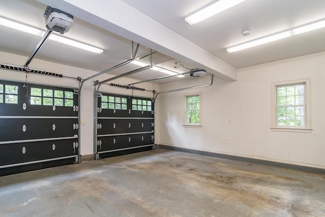 617 S St, Needham, MA 02492 - garage featuring a garage door opener