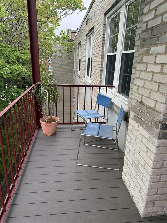59 Babcock St Unit 5, Brookline, MA 02446 - view of wooden terrace