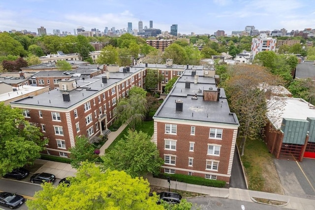 59 Babcock St Unit 5, Brookline, MA 02446 - aerial view of skyline