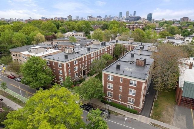 59 Babcock St Unit 5, Brookline, MA 02446 - aerial view of skyline