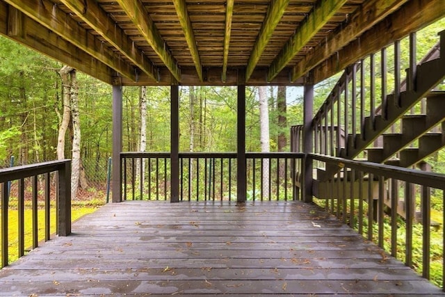 15 Pebble Bch Unit 2005-103, Mashpee, MA 02649 - deck with stairway