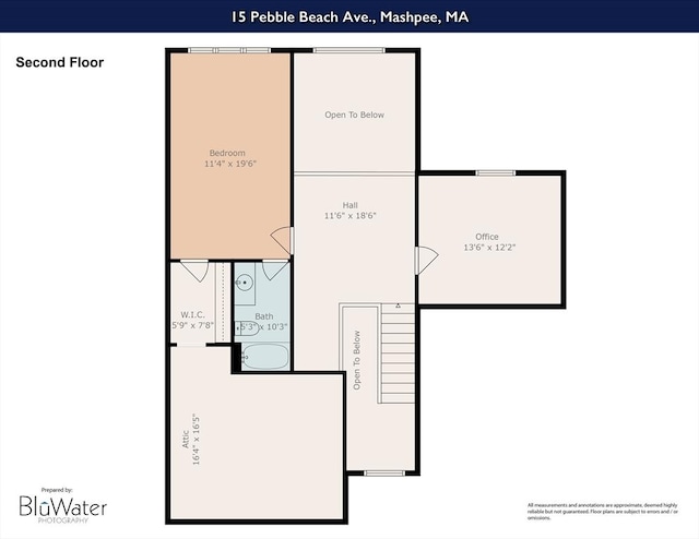 15 Pebble Bch Unit 2005-103, Mashpee, MA 02649 - view of floor plan / room layout