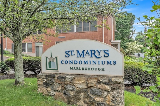 28 Broad St Unit 203, Marlborough, MA 01752 - view of community sign