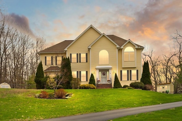 4 Hawkes Brook Ln, Methuen, MA 01844 - view of front facade with a yard
