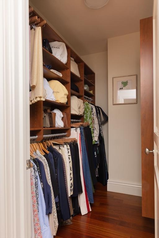 392 Marlborough St Unit 3, Boston, MA 02115 - spacious closet with wood finished floors