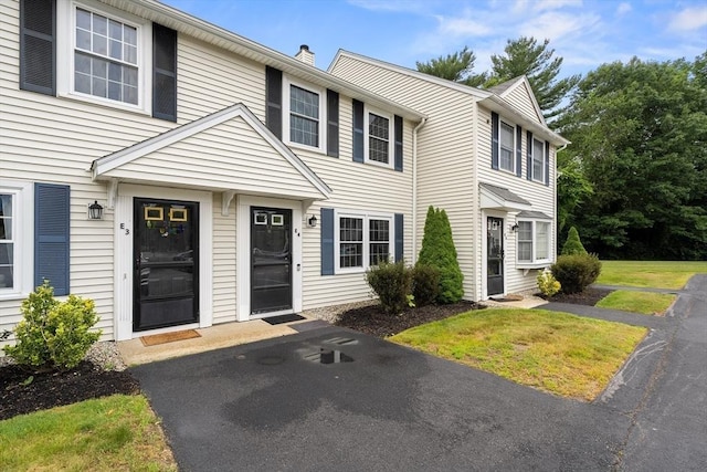728 Auburn St Unit E4, Whitman, MA 02382 - view of front of property featuring a chimney
